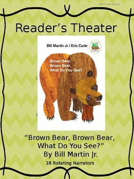 Preview of Reader's Theater for BROWN BEAR, BROWN BEAR