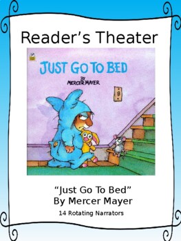 Preview of Reader's Theater for Little Critter's "Just Go To Bed" by Mercer Mayer