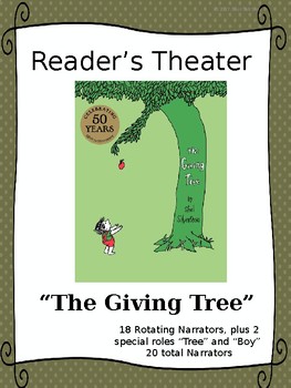Preview of Reader's Theater for "The Giving Tree" by Shel Silverstein