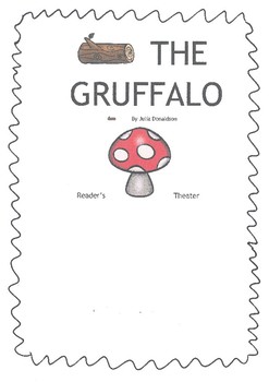 Preview of Reader's Theater for the book 'The Gruffalo' by Julia Donaldson