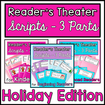 Preview of Reader's Theater with 3 Characters {Holiday Bundle}