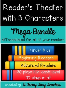Preview of Reader's Theater with Three Characters {Mega Bundle}
