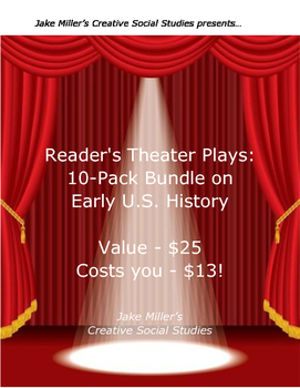 Preview of Reader's Theaters Plays - 9-Pack Bundle, US History 1600-1860