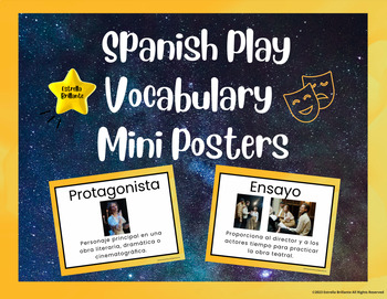 Reader's Theatre Play Vocabulary in Spanish by Estrella Brillante