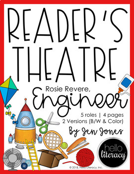 Preview of Reader's Theatre: Rosie Revere, Engineer