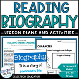 Biography Reading Lesson Plans, Activities, and Printable 