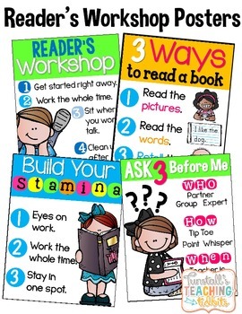 Reader's Workshop Anchor Charts by Markers and Minions - Toluca Rivers