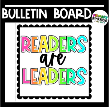 Preview of Readers Are Leaders Board- bulletin board back to school