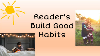 Preview of Readers Build Good Habits Organizational Slides for Reading Workshop