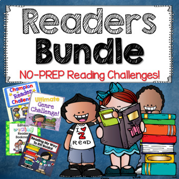 Preview of Readers Bundle! NO-PREP Reading Challenges