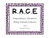 Reader's Notebook R.A.C.E: Responding to Reading Strategy
