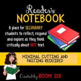 Reader's Notebook for Secondary Students