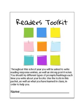 Preview of Readers Response/Stop and Jot ToolKit!