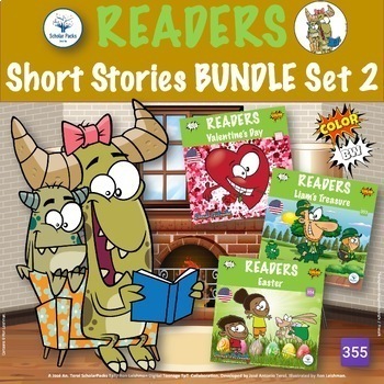 Preview of Readers Short Stories Series. Bundle Set 2