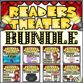 Preview of Readers Theater Script BUNDLE, Fables, Folktales and Children's Literature