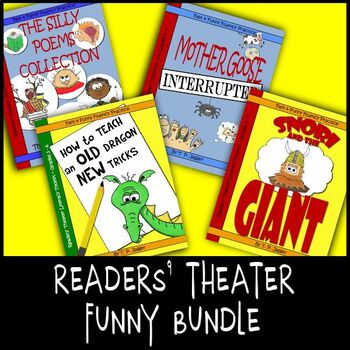 Preview of Funny Readers' Theater Fluency Scripts & Activities Bundle for Grades 3, 4, 5, 6