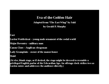 Preview of Readers Theater - Eva of the Golden Hair by Saki