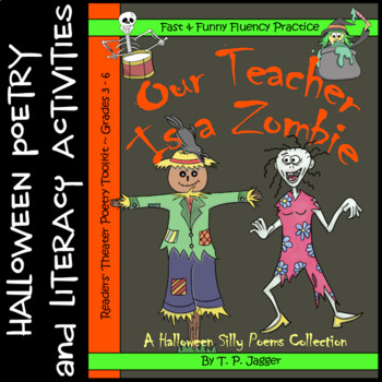 Preview of Readers Theater Halloween Poetry, Writing Prompts & Activities: Grade 3, 4, 5, 6