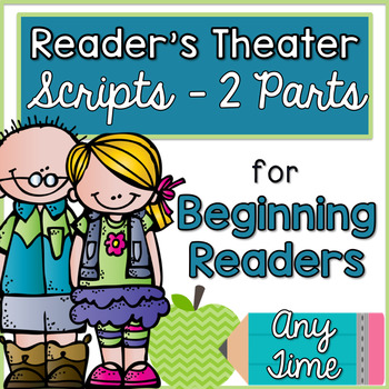 Preview of Reader's Theater Scripts for Beginning Readers {Any Time of the Year}