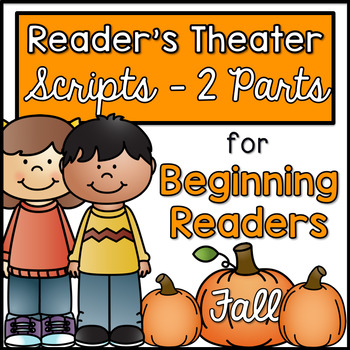 Preview of Reader's Theater Scripts for Beginning Readers {Fall Edition}