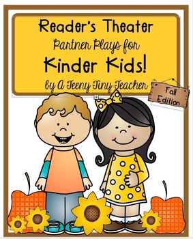 Preview of Reader's Theater - Partner Plays for Kinder Kids! {Fall Edition}