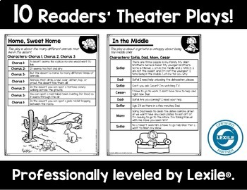 Readers' Theater Passages 3RD GRADE by Create-Abilities | TpT