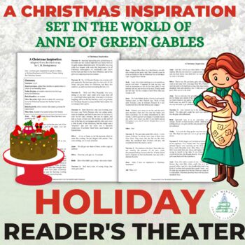 Preview of Readers Theater Script | A Christmas Inspiration | Holiday ELA Activity