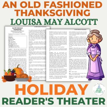 Preview of Readers Theater Script | An Old-Fashioned Thanksgiving | Holiday ELA Activity