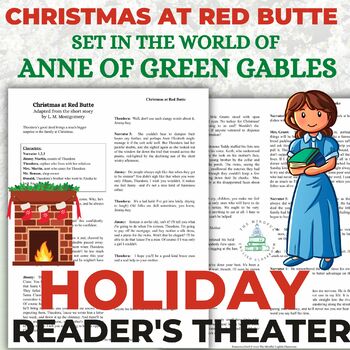 Preview of Readers Theater Script | Christmas at Red Butte | Self-Grading Questions