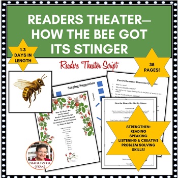 Preview of Reader’s  Theater Script How the Bee Got Its Stinger  Cherokee Indian Story