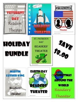 Preview of Readers' Theater Scripts - Holiday Bundle