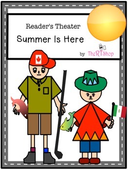 Preview of "Summer Is Here" Reader's Theater Script for Intermediate Readers