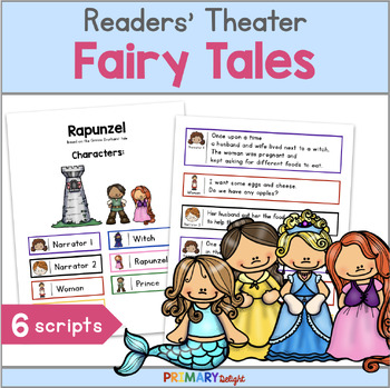 Preview of 2nd Grade Fairy Tales Readers Theater Scripts to Build Fluency with 6 Princesses