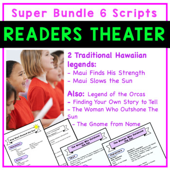 Preview of Readers Theater for 3 Cultures : Mexican Hawaiian and Alaskan Legends Bundle