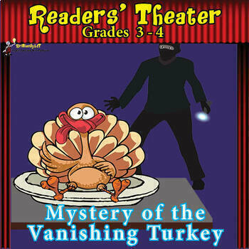 Preview of Readers' Theater Thanksgiving Mystery Script GRADES 3-4