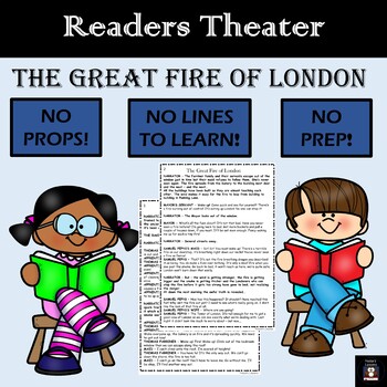 Preview of Readers Theater The Great Fire of London (No Prep)