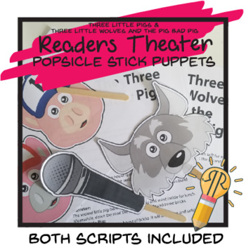Preview of Readers Theater: Three Little Pigs & Three Little Wolves and the Big Bad Pig