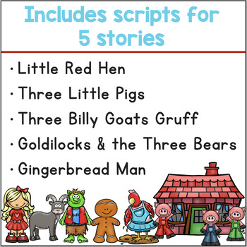 Folktale Readers' Theater Scripts for First Grade and Kindergarten