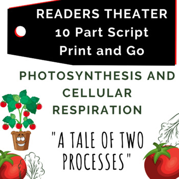 Preview of Readers Theater for Science! Photosynthesis and Cellular Respiration (10 Parts)