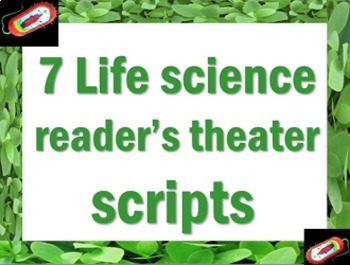 Preview of Readers Theater scripts: 7 life science scripts