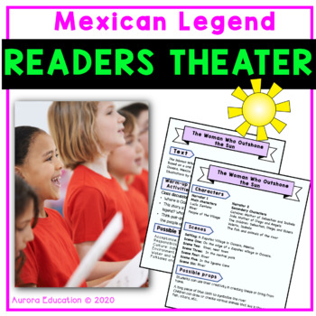 Preview of Readers Theater script based on a Mexican Legend | Improve Fluency and SEL