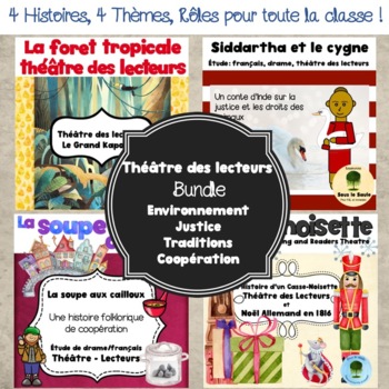 Preview of Readers Theatre BUNDLE Théâtre des lecteurs FRENCH
