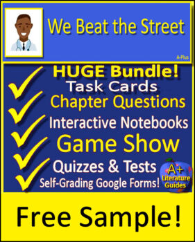 We Beat the Street Novel Study - FREE Sample! Google Classroom Distance