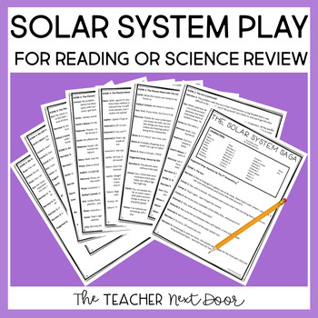 Preview of Reader's Theater Solar System Science Class Play Fluency Practice Solar System