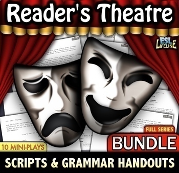 Preview of Readers Theater Scripts for ESL/ELL Learners | Reading Strategies 10-Play BUNDLE