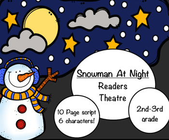 Preview of Readers Theatre:  Snowman:  Grades 2-3:  So much fun for Literacy Time