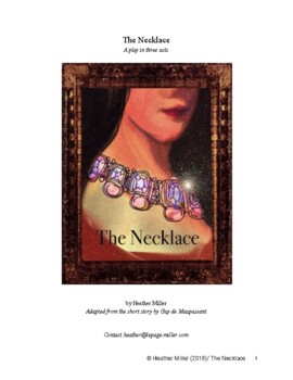 Preview of Readers' Theatre: The Necklace by Guy de Maupassant