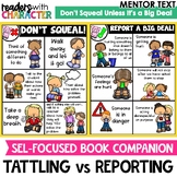 Tattling vs Reporting Self Management and Social Emotional