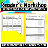 Reader's Workshop Reading Log and Book Log