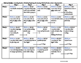 Reader's Workshop Kindergarten Mini Lesson Calendars Units